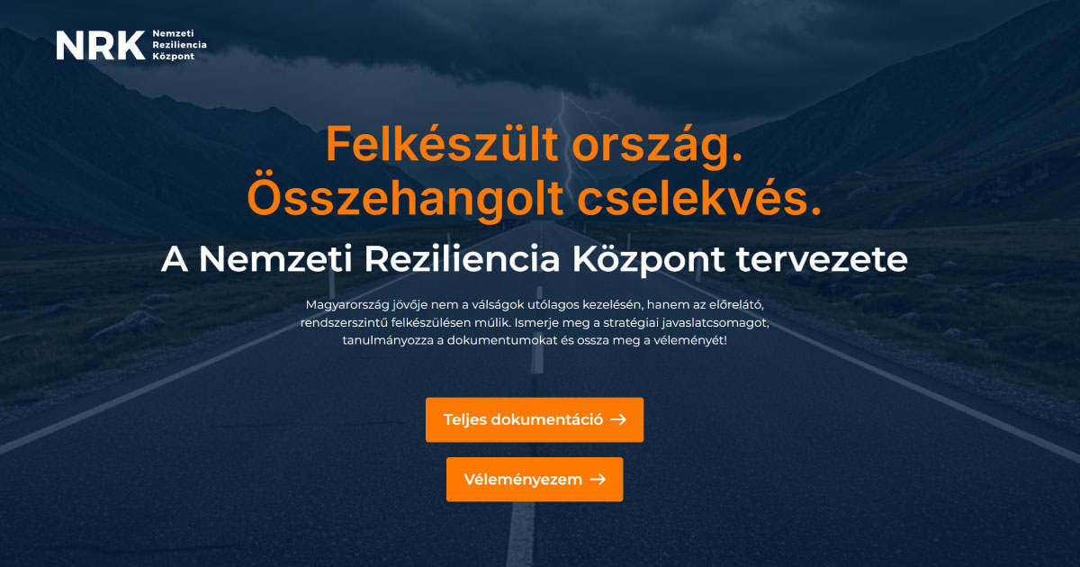 Nemzeti Reziliencia Központ